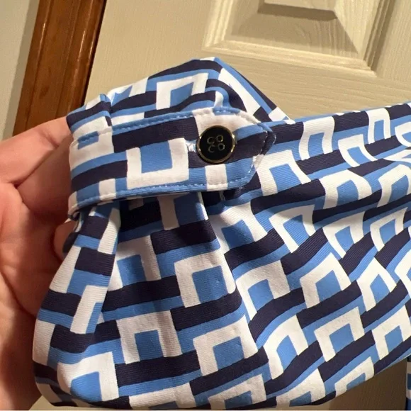 J. McLaughlin Blue and White Midi Dress - Picture 10 of 11